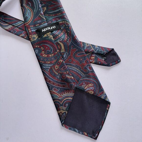 Adolfo Paizley Tie 57x3.50 (rn 22356) - Picture 2 of 6